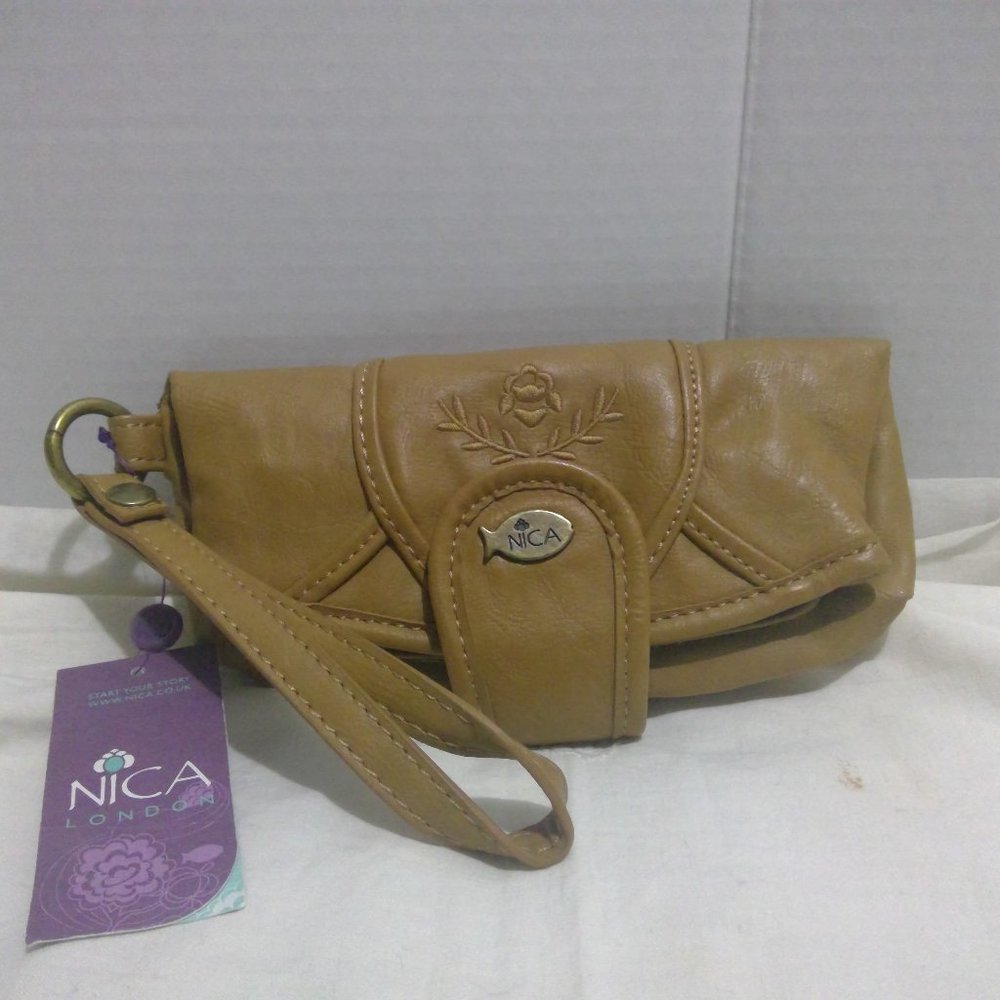Nica London Wristlet New Mustard Color